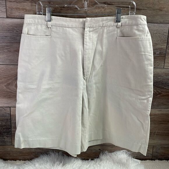 Falls Creek Authentic Ladies Tan Shorts, Waist Size 34 - Picture 1 of 5